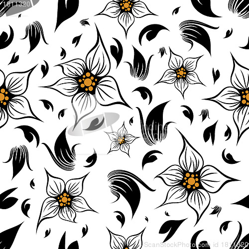 Image of seamless floral pattern