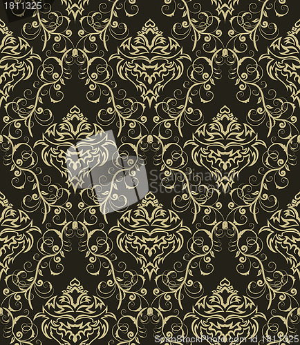 Image of seamless damask pattern