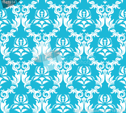 Image of seamless damask pattern