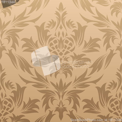 Image of seamless damask pattern