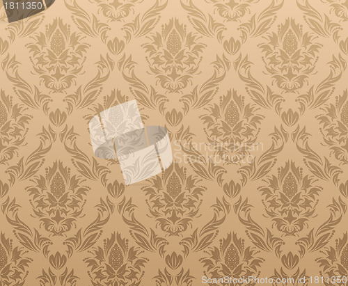 Image of seamless damask pattern