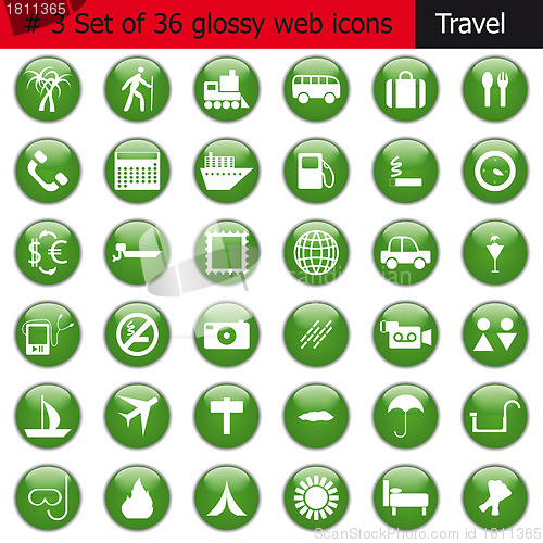 Image of icon set #3 travel