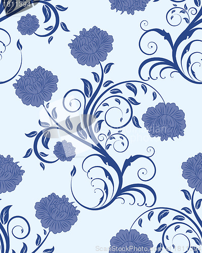 Image of seamless floral pattern