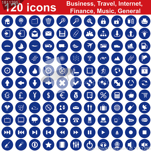 Image of 120 icon set