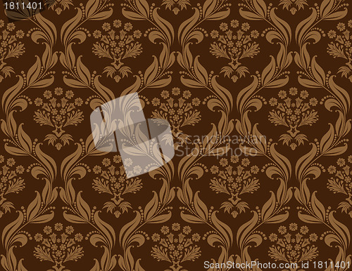 Image of seamless damask pattern