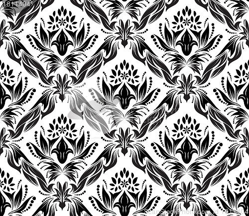 Image of seamless damask pattern