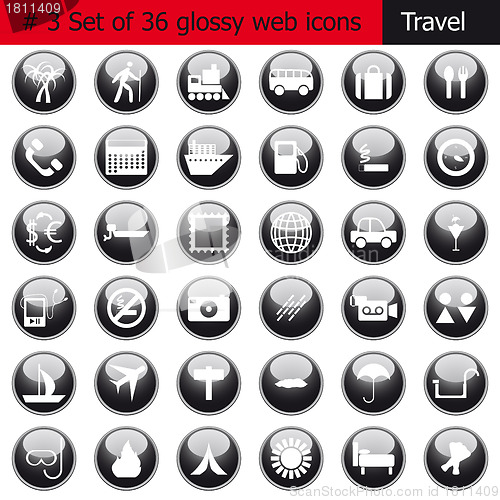 Image of icon set #3 travel