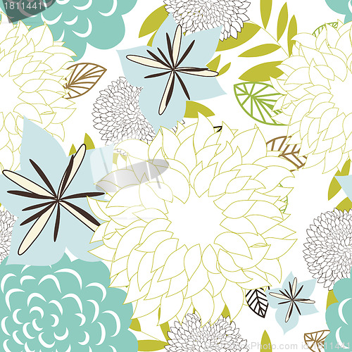 Image of seamless floral pattern