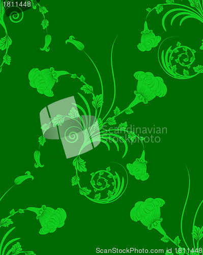 Image of seamless floral pattern