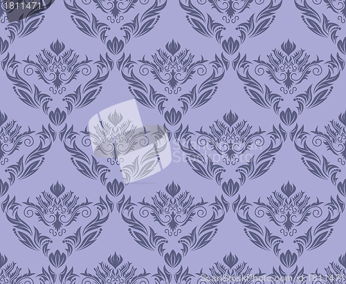 Image of seamless damask pattern