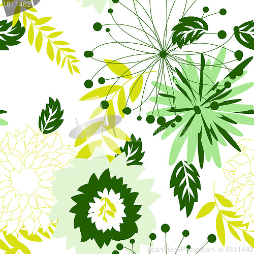 Image of seamless floral pattern