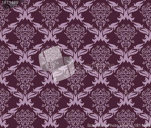 Image of seamless damask pattern