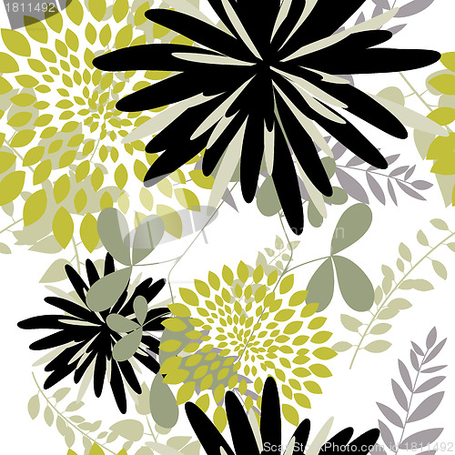 Image of seamless floral pattern