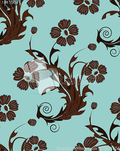 Image of seamless floral pattern