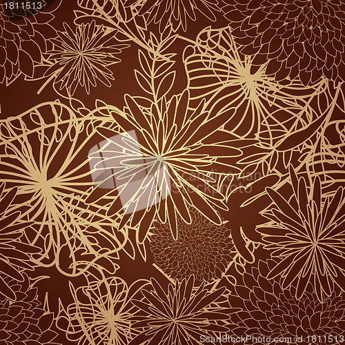 Image of seamless floral pattern
