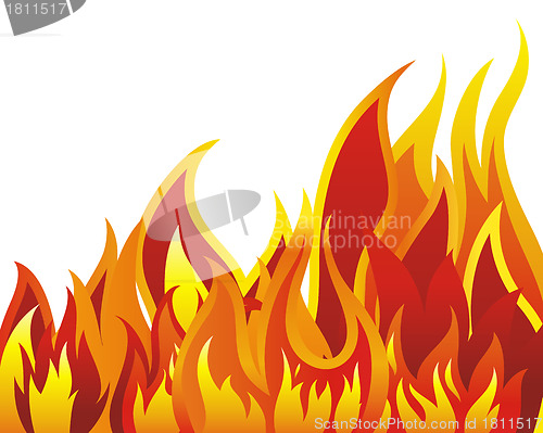 Image of fire background