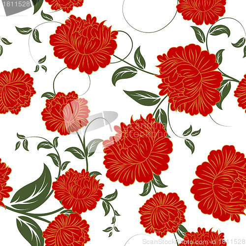 Image of seamless floral pattern