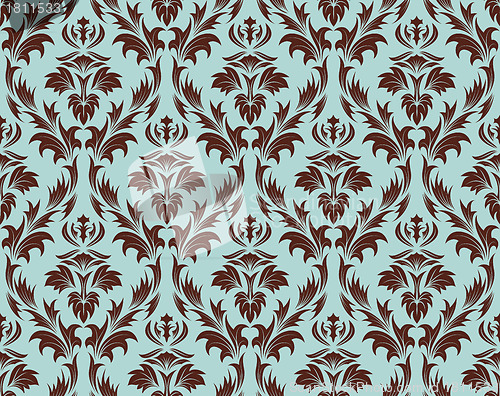 Image of seamless damask pattern