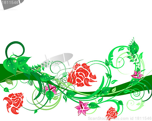Image of floral background