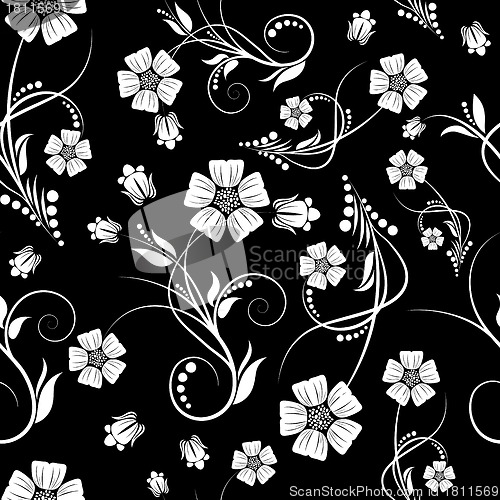 Image of seamless floral pattern