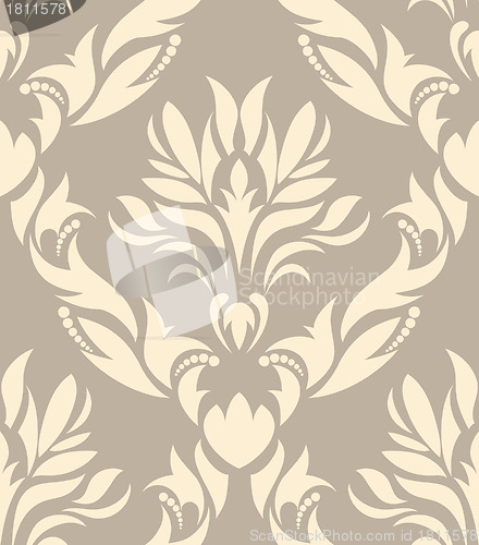 Image of seamless damask pattern