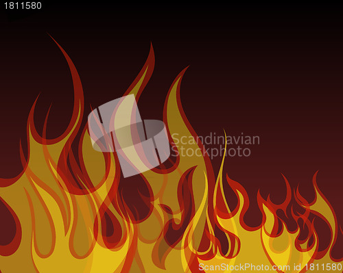 Image of fire background