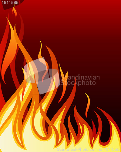 Image of fire background