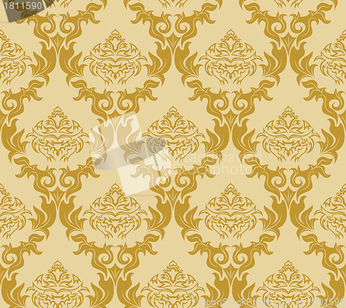 Image of seamless damask pattern