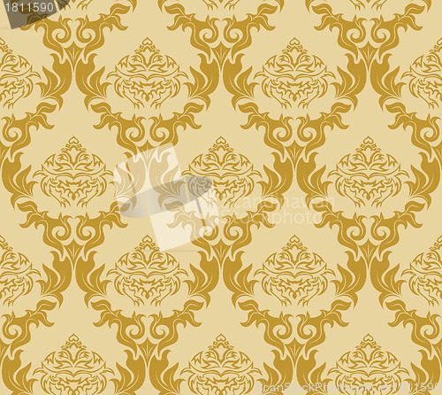 Image of seamless damask pattern