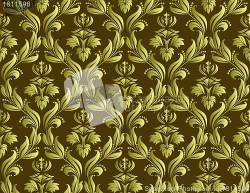 Image of seamless damask pattern