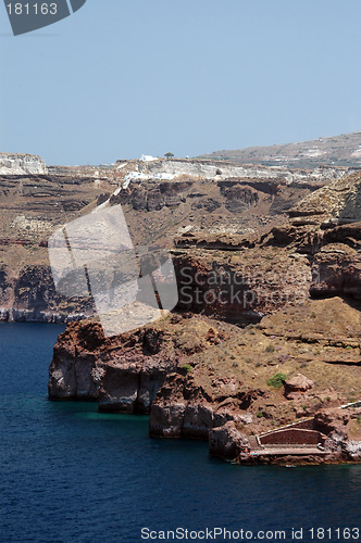 Image of volcanic island