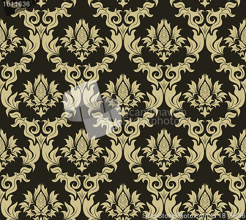 Image of seamless damask pattern