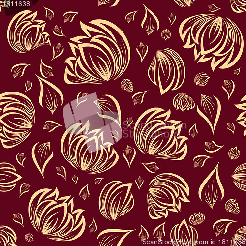 Image of seamless floral pattern