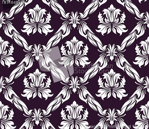 Image of seamless damask pattern