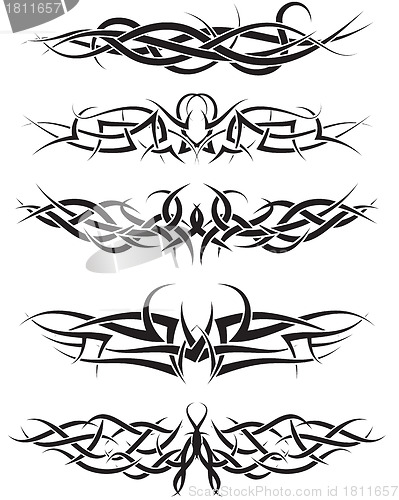 Image of tattoos set