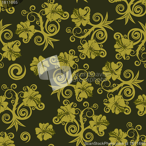 Image of seamless floral pattern