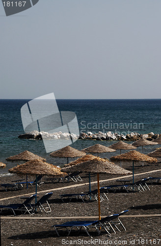 Image of perissa beach