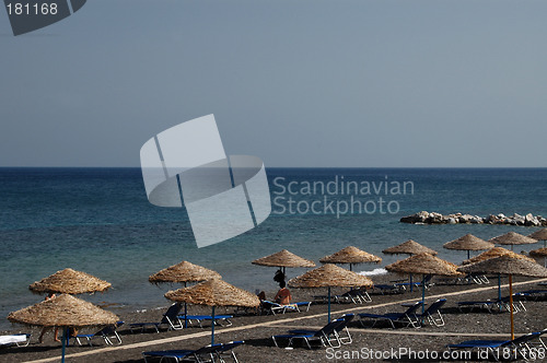 Image of perissa beach