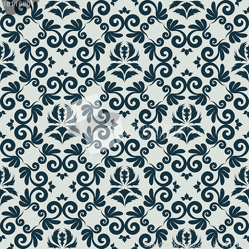 Image of seamless damask pattern