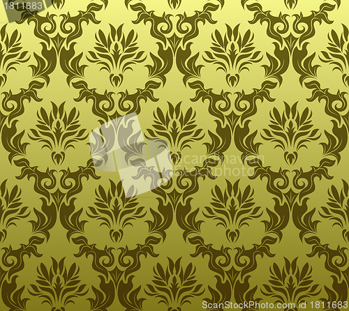 Image of seamless damask pattern