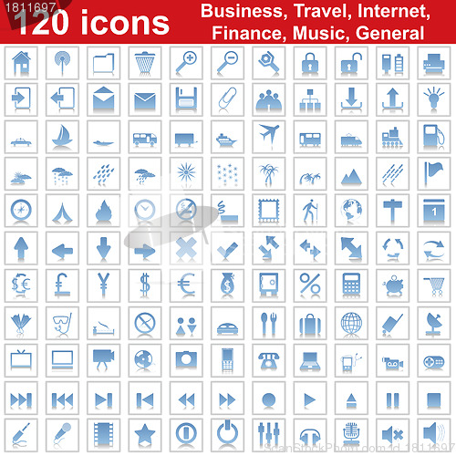 Image of 120 icon set