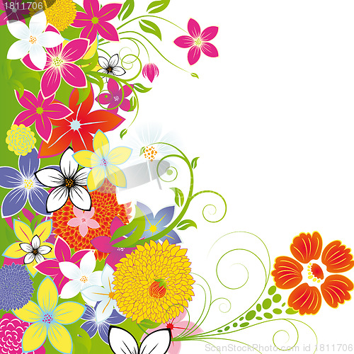 Image of floral background
