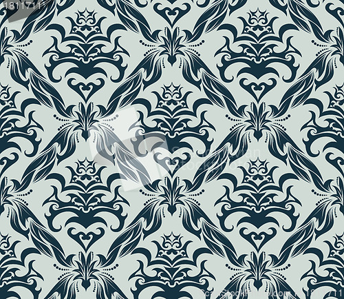 Image of seamless damask pattern