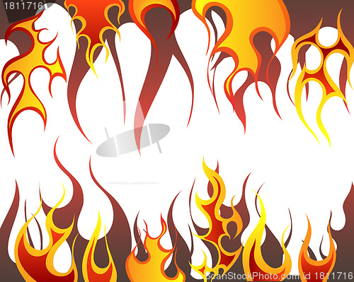 Image of fire background