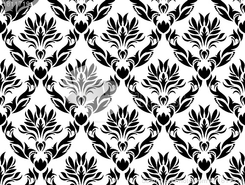 Image of seamless damask pattern