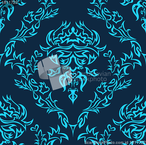 Image of seamless damask pattern