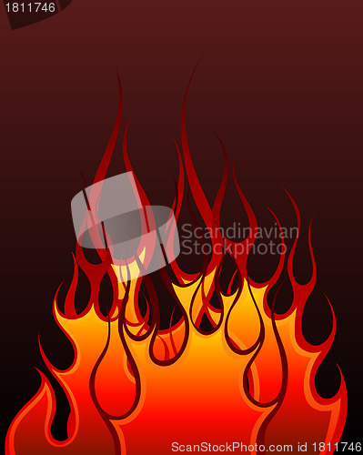 Image of fire background