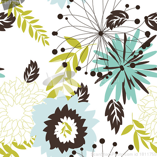 Image of seamless floral pattern