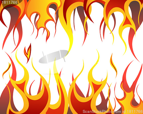 Image of fire background