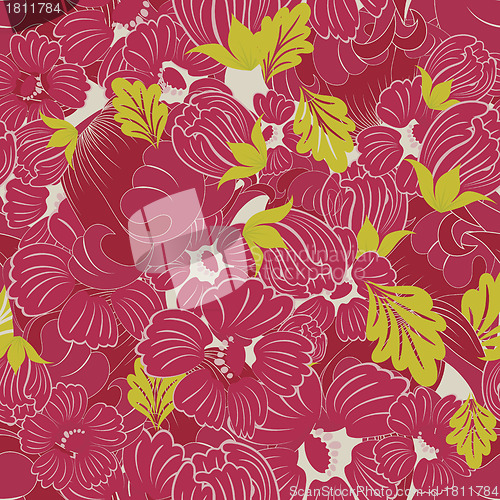 Image of seamless floral pattern